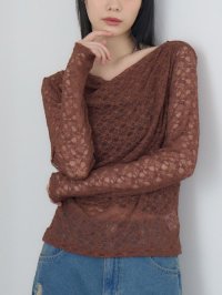 RETRO GIRL/レトロガール RETRO GIRL ドレープレースCT/508434006