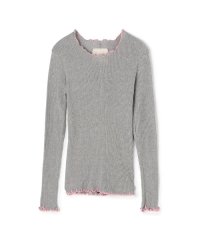 TOMORROWLAND GOODS/【別注】V::room コットンリブ ラウンドネックプルオーバー/508434148