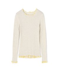 TOMORROWLAND GOODS/【別注】V::room コットンリブ ラウンドネックプルオーバー/508434148