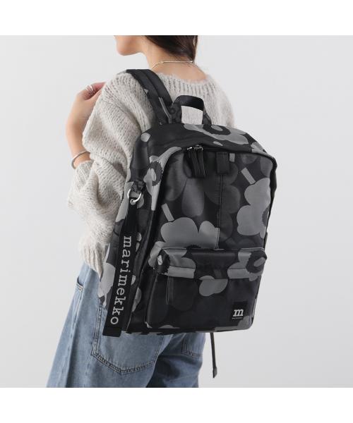 marimekko グレー リュック　バックパック　 マリメッコ marimekko マリメッコ リュックサック 杢グレー CITY バック