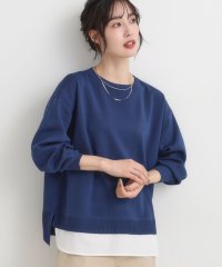 SHOO・LA・RUE/シューラルー SHOO・LA・RUE 一枚で簡単こなれ見え スポンディッシュ 裾レイヤード風ニット/508434179