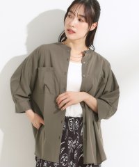 SHOO・LA・RUE/シューラルー SHOO・LA・RUE お手入れしやすいコットン風前あきドルマンブラウス/508434182