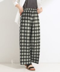 SHOO・LA・RUE/シューラルー SHOO・LA・RUE 楽にシーズンを先取り チェック柄ウェーブプリントパンツ/508434188