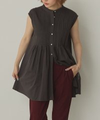 Noia/ノイア Noia ピンタック フレンチスリーブブラウス/508434382