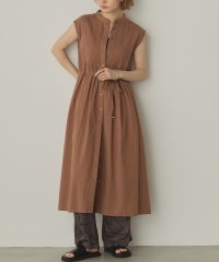 Noia/ノイア Noia ピンタック フレンチスリーブ シャツワンピース/508434384
