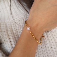 seasukii/シースキー seasukii dotチェーン淡水パールブレスレット/508434402