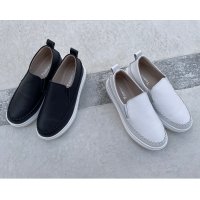 Tomieco/トミエコ Tomieco 本革 かがりステッチ スリッポンデザイン 軽量でふかふかクッション/508434405