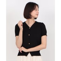 STYLEBLOCK/スタイルブロック STYLEBLOCK Vネック半袖ニットカーディガン/508434441