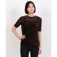 STYLEBLOCK/スタイルブロック STYLEBLOCK シアーベロアハーフスリーブTシャツ/508434443