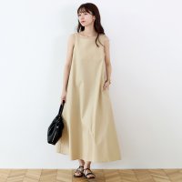 Aletta vita/アレッタ ヴィータ Aletta vita コットンリネンタックフレアロングワンピース/508434567