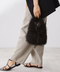 THE SHOP TK(Women)/ザ ショップ ティーケー (ウィメン) THE SHOP TK(Women) フリンジボア巾着バッグ/508434771