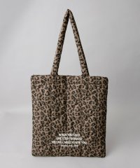 coen/ロゴ刺繍 幾何柄 キルトトートバッグ/507967875