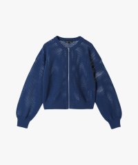To b. by agnes b./メッシュショートニットブルゾン/508389601