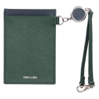 COMME CA MEN/コムサメン COMME CA MEN パスケース カードケース ID 定期入れ メンズ レディース 本革 薄型 ブラック 6826/508404251