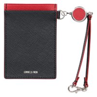 COMME CA MEN/コムサメン COMME CA MEN パスケース カードケース ID 定期入れ メンズ レディース 本革 薄型 ブラック 6826/508404251