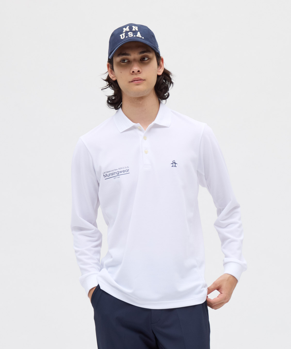 マンシングウェア　長袖ポロシャツ 楽天市場】マンシングウェア Munsingwear メンズ ポロシャツ