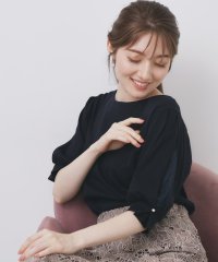 index/インデックス index レースドッキングスリーブトップス【洗濯機可・UV】/508435810
