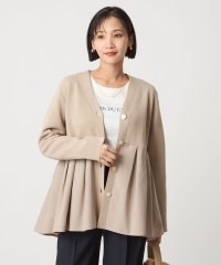 green label relaxing/ドッキング ペプラム Vネック ニット カーディガン －ウォッシャブル－/508435963