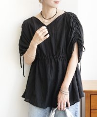 reca/レカ reca Vネックオーバーブラウス(my－4N35－9303－B)/508436317