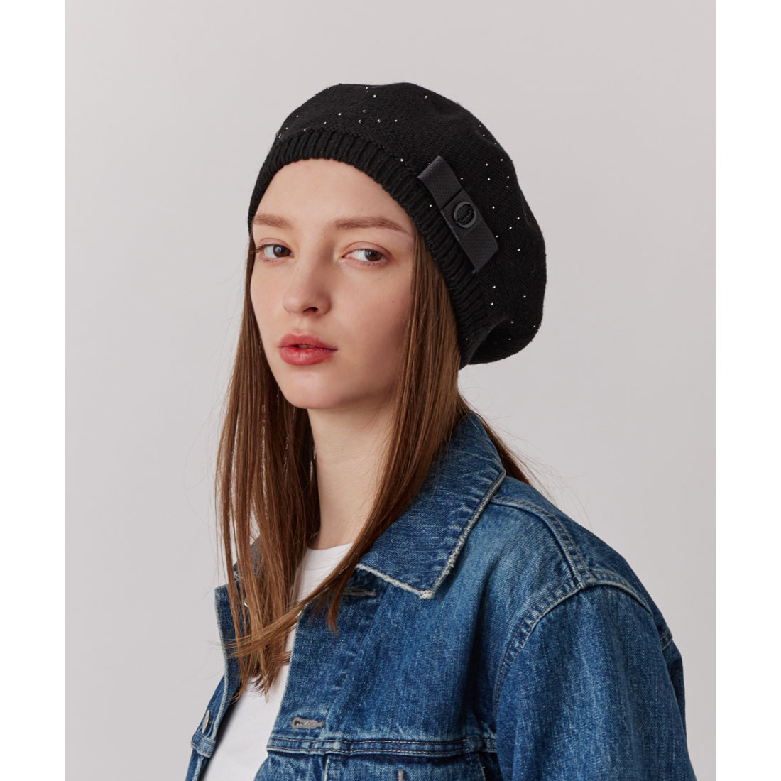 シャポー ド オー Chapeau d'O Chapeau d' O Beads Knit Beret