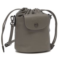 Longchamp/ロンシャン LONGCHAMP ショルダーバッグ プリアージュ エクストラ XSサイズ バケットバッグ グレー レディース LONGCHAMP 10317 98/508436473