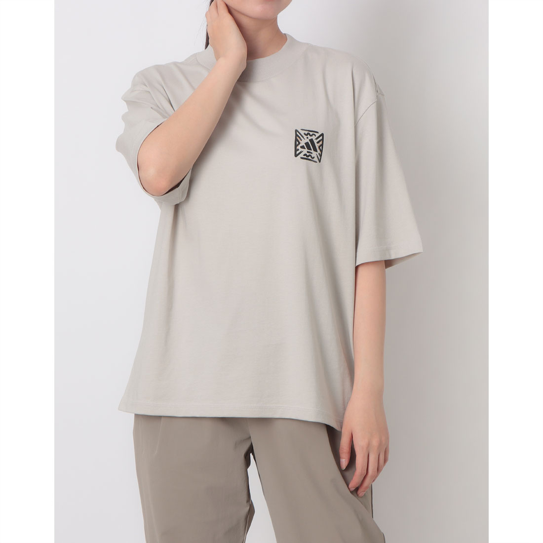 tシャツ コットンブレンド ジャージー グラフィック Tシャツ レディース セール】 コットンジャージープリント Tシャツ （Tシャツ
