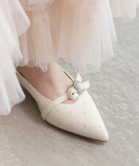 RANDA/ランダ RANDA ビジューパーツフラットパンプス/508436675