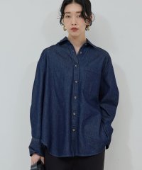 GALLARDAGALANTE/バックフレアデニムシャツ/508437617