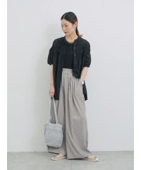Samansa Mos2 blue/サマンサモスモス ブルー Samansa Mos2 blue 楊柳ハイウエストパンツ/508437698