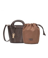 UNGRID bag/アングリッド Ungrid 型押し 巾着付きバケツショルダーバッグ/508437969