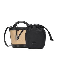 UNGRID bag/アングリッド Ungrid 型押し 巾着付きバケツショルダーバッグ/508437969