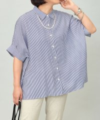 JIYU-KU(LARGE SIZE)/【カタログ掲載・接触冷感・UVケア・抗菌防臭・洗える】リヨセルポプリン ブラウス/506258435