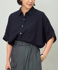 JIYU-KU(LARGE SIZE)/【カタログ掲載・接触冷感・UVケア・抗菌防臭・洗える】リヨセルポプリン ブラウス/506258435