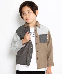 WASK/カラフル袖シャツ＆ロゴプリント半袖Tシャツ(100~160cm)/508415768