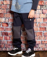 WASK/バイカラーダンボールニットパンツ(100~160cm)/508415773