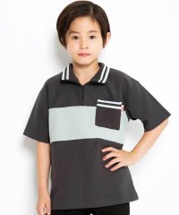 WASK/ハーフジップパイル半袖BIGTシャツ(110~160cm)/508415776