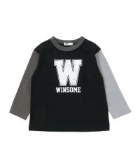 WASK/カラフル袖ロゴプリントロング長袖Tシャツ(100~160cm)/508415777