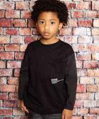 WASK/ナイロン袖ビッグTシャツ(100~160cm)/508415779