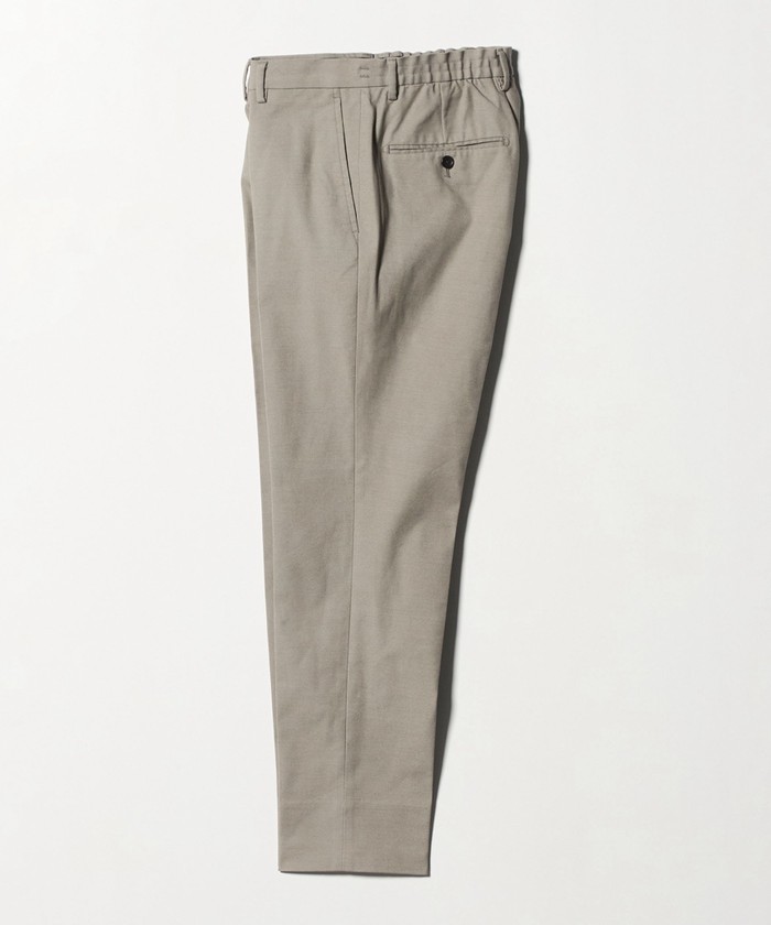 green label relaxing【美品】イージースラックス グレー L green label relaxing TRツイル ワイド ストレート イージー