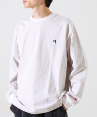 GLOSTER/【夏の大ヒットが秋仕様で登場】【BOY刺繍】裏グラデーション 天竺ロンT/508434200