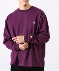 GLOSTER/【夏の大ヒットが秋仕様で登場】【BOY刺繍】裏グラデーション 天竺ロンT/508434200