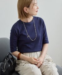 AMERICAN HOLIC/アメリカンホリック AMERICAN HOLIC リブ5分袖プルオーバー/508438407