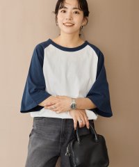 AMERICAN HOLIC/アメリカンホリック AMERICAN HOLIC ラグラン配色7分袖プルオーバー/508438408