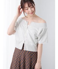 Te chichi TERRASSE/テチチ テラス Te chichi TERRASSE ダブルジップオフショルカットトップス/508438867