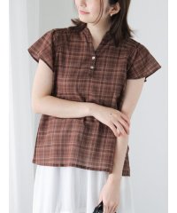 Te chichi TERRASSE/テチチ テラス Te chichi TERRASSE 無地/柄アソートバタフライスリーブブラウス/508438870