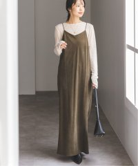 NOBLE/《追加予約》ワイドVネックフィブリルキャミワンピース2/508438898