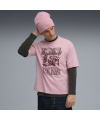 PUMA/メンズ グラフィック パラダイス マインドセット ウォッシュド ボクシー 半袖 Tシャツ/508439099