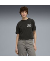 PUMA/ウィメンズ グラフィック パラダイス マインドセット ウォッシュド リラックスド 半袖 Tシャツ/508439100