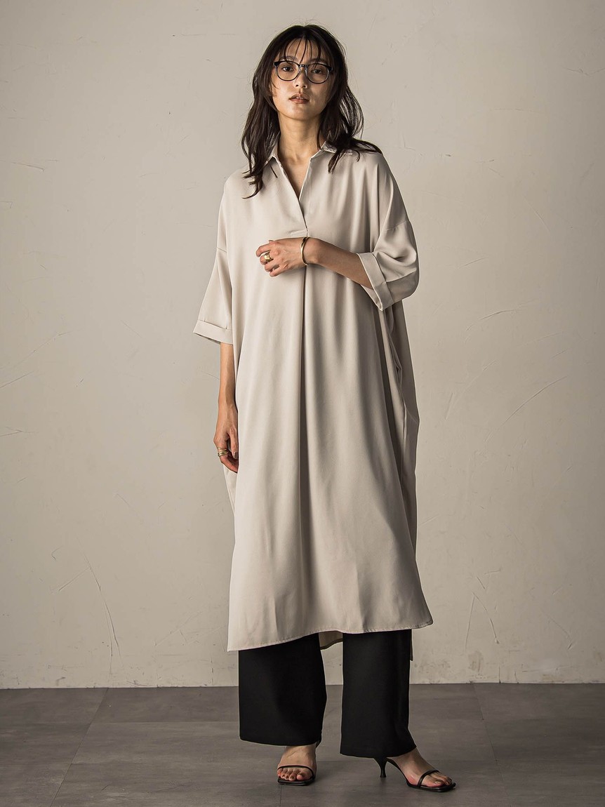 メイソングレイ MAYSON GREY 【WEB限定】スキッパーチュニック