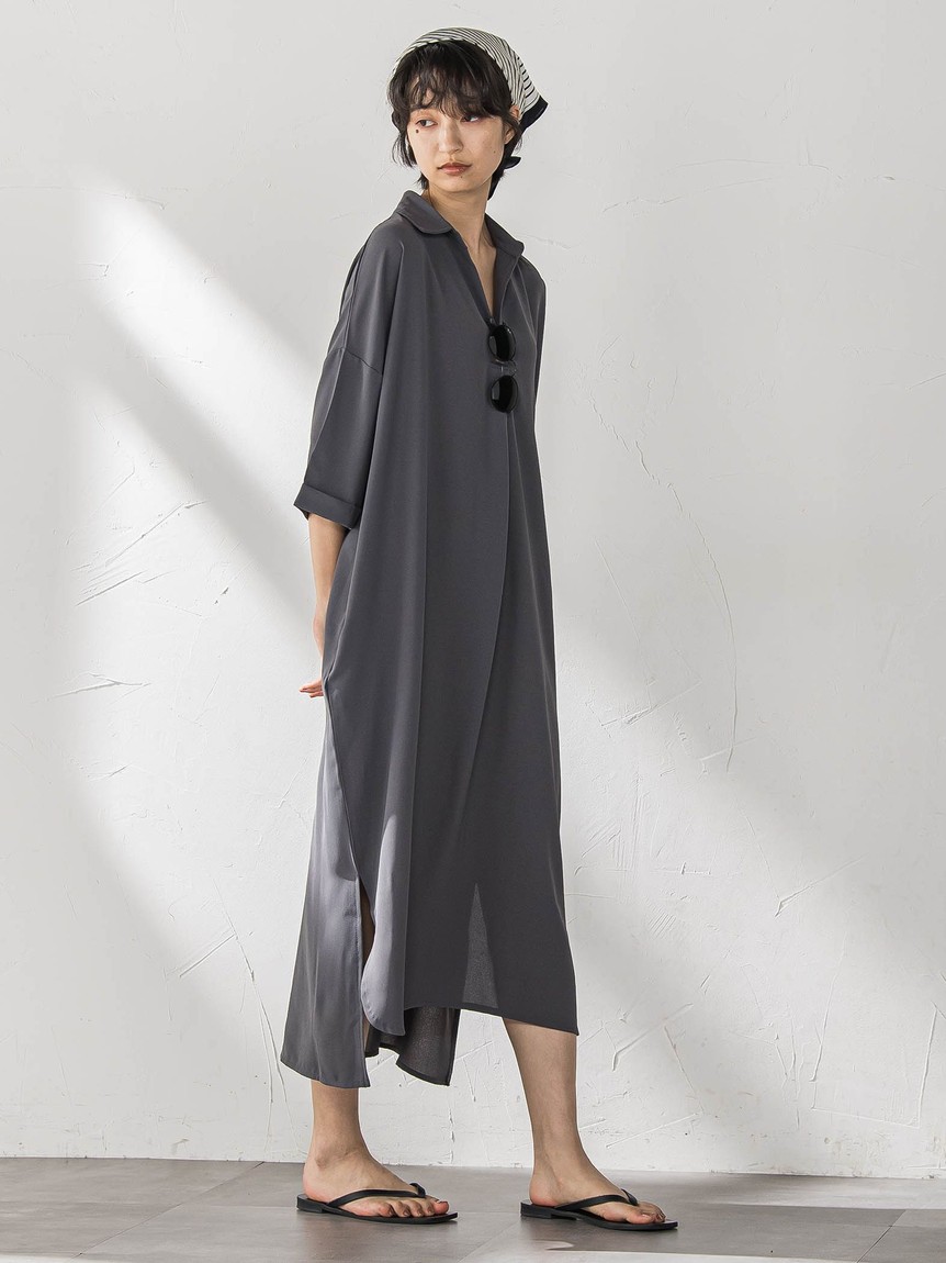 メイソングレイ MAYSON GREY 七分袖 レース チュニック メイソングレイ MAYSON GREY 【WEB限定】スキッパーチュニック